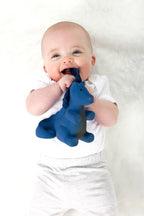 Midnight Dragon Natural Rubber Rattle & Teether/Bath Toy - Tikiri