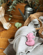 Seahorse Natural Rubber Rattle & Teether/Bath Toy - Tikiri