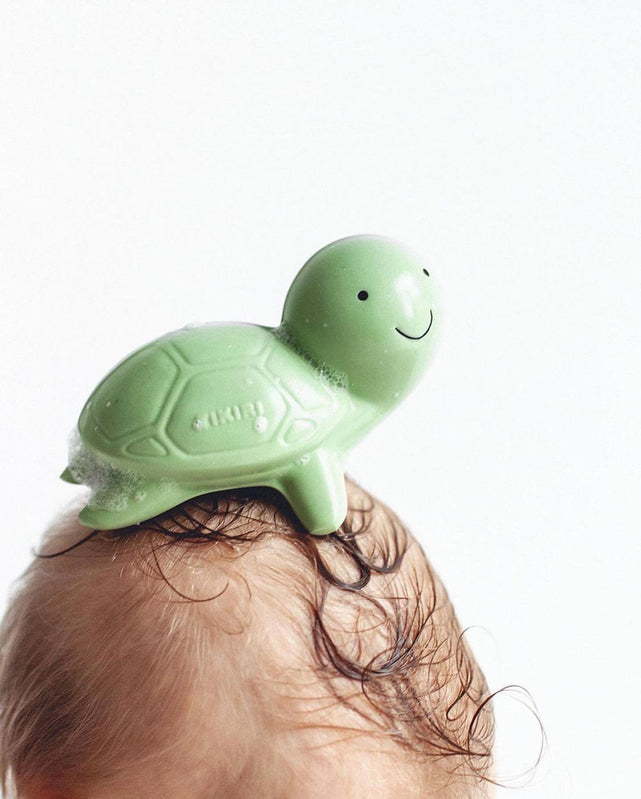 Turtle Natural Rubber Rattle & Teether/Bath Toy - Tikiri