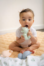 Ocean Buddies Marshmallow (Set of 3) Rubber Rattle & Teether/Bath Toys - Tikiri