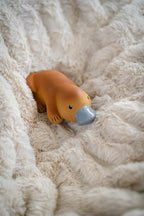 Platypus Natural Rubber Rattle & Teether/Bath Toy - Tikiri
