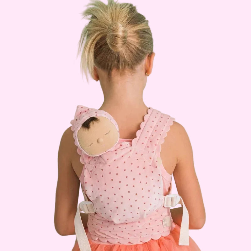 Strawberry Dinkum Doll Petal Carrier - Olli Ella