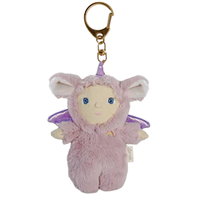 Olli Ella una unicorn dinky bag charm plush unicorn keychain
