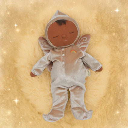Olli Ella Dozy Dinkum Fairy Ada Pearl doll in pearl outfit with wings
