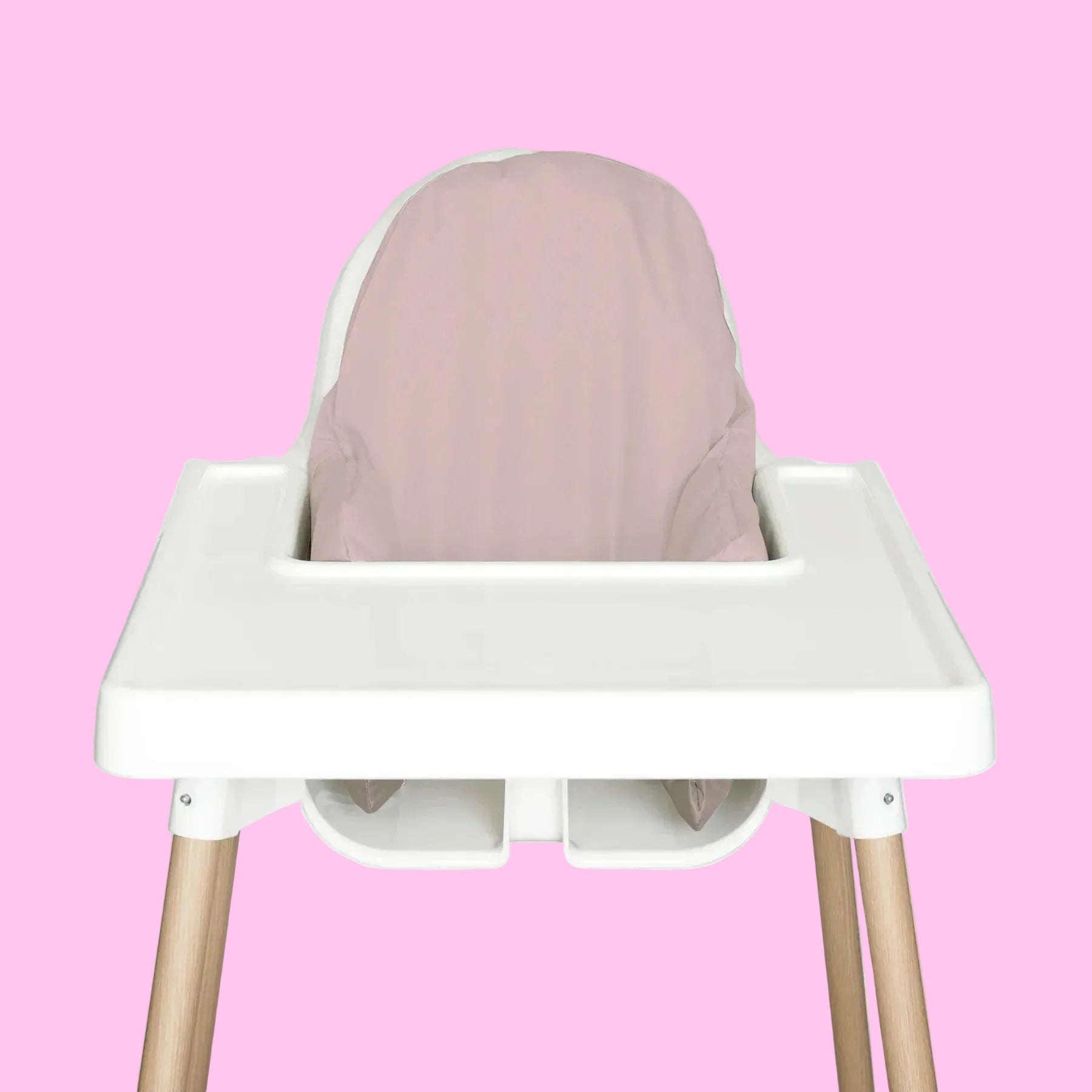 Dusty Pink Highchair Cushion Cover - Nibble & Rest