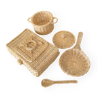 Rattan Stove Top Play Set - Playtisserie