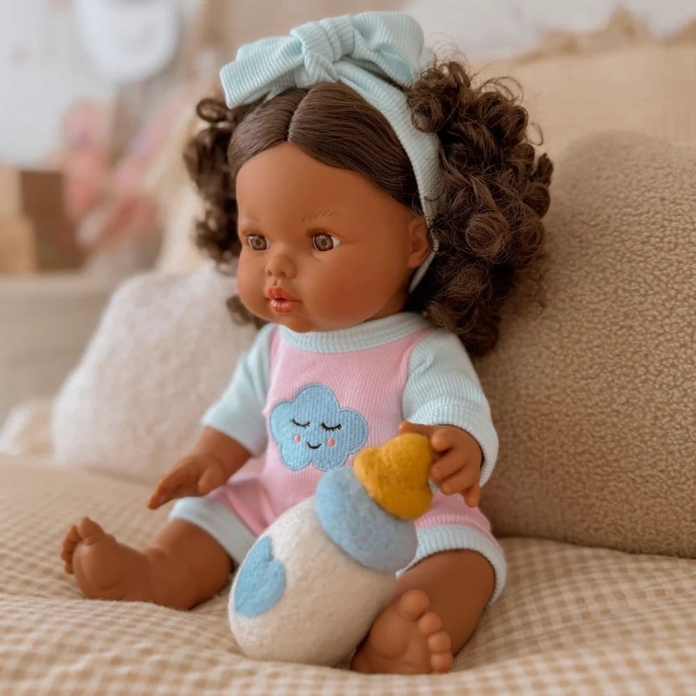 Blue Felt Dolly Bottle - SALLI Collective