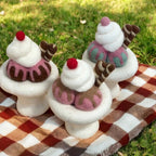 Strawberry Felt Sundae - Playtisserie
