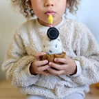 Giant Cookies & Cream Cupcake + Candle Felt Food - Tara Treasures