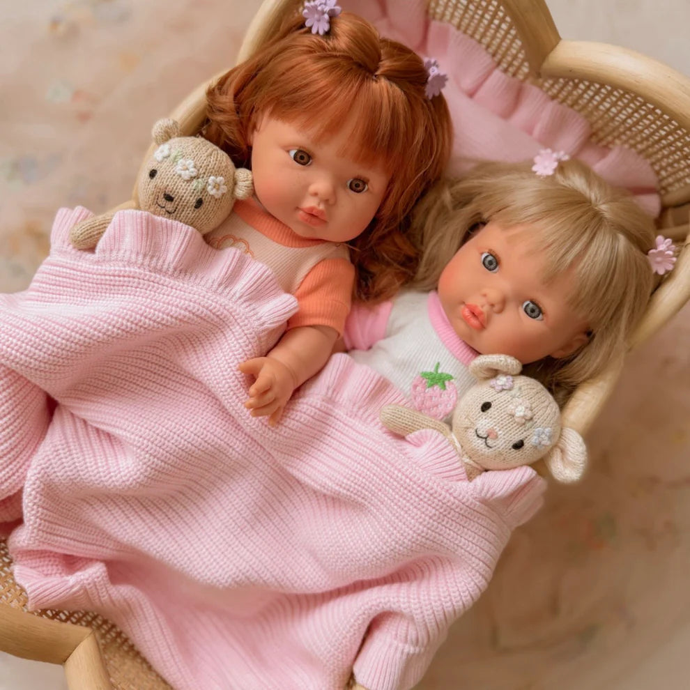 Powder Pink Doll Bedding Set - SALLI Collective