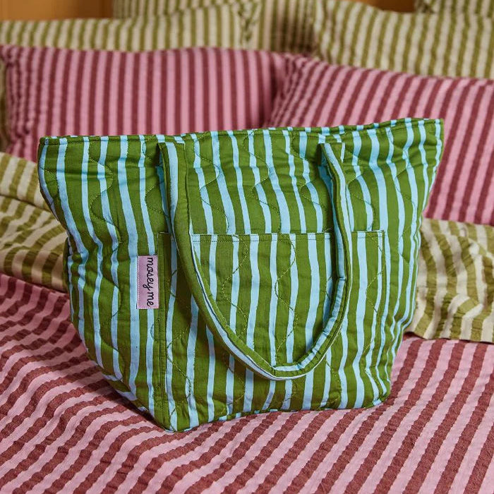 Forest Strokes Quilted Tote Bag - Mosey Me