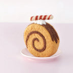 Chocolate Swiss Roll Felt Food - Tara Treasures