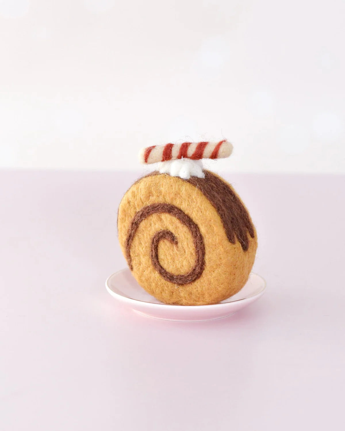 Chocolate Swiss Roll Felt Food - Tara Treasures