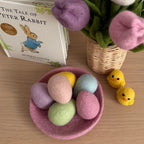 Carton of Pastel Eggs Felt Food  - Playtisserie