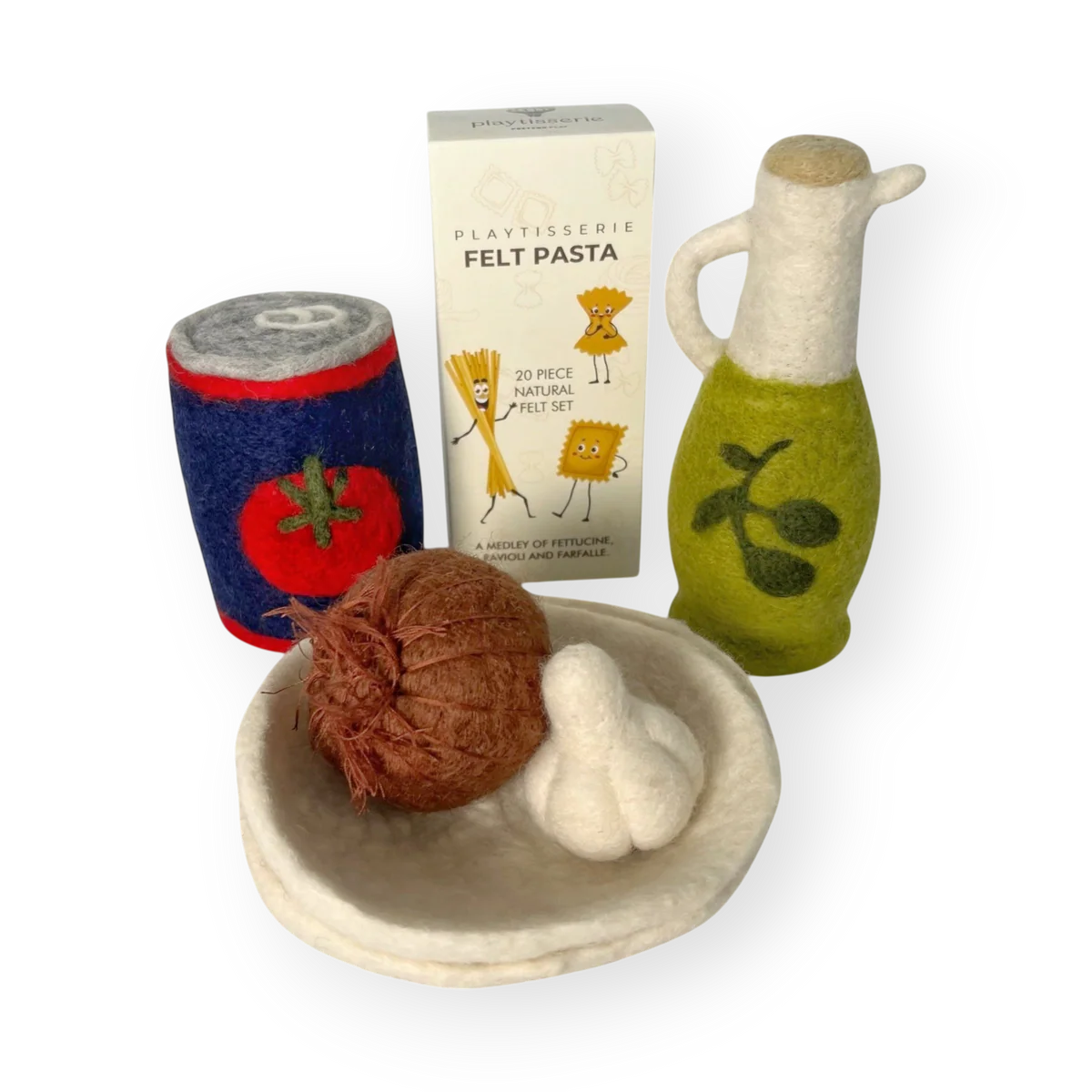Pasta Party Full Felt Food Set - Playtisserie