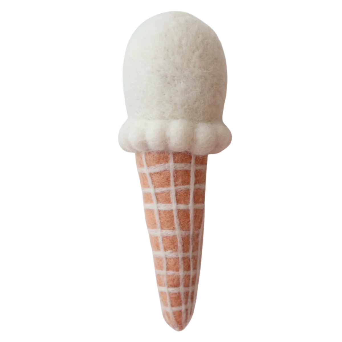 Vanilla Ice-Cream Cone Felt Food - Juni Moon