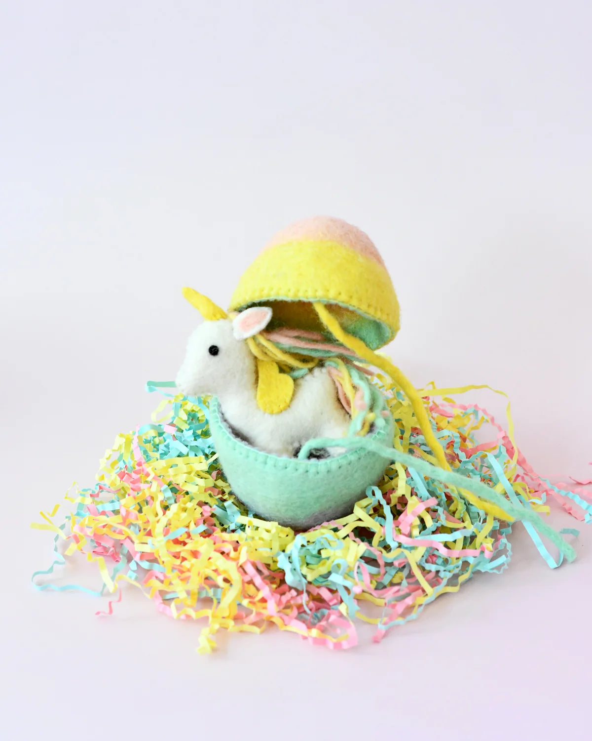 Rainbow Unicorn Felt Surprise Egg - Tara Treasures