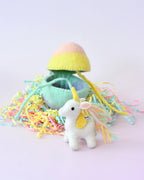 Rainbow Unicorn Felt Surprise Egg - Tara Treasures
