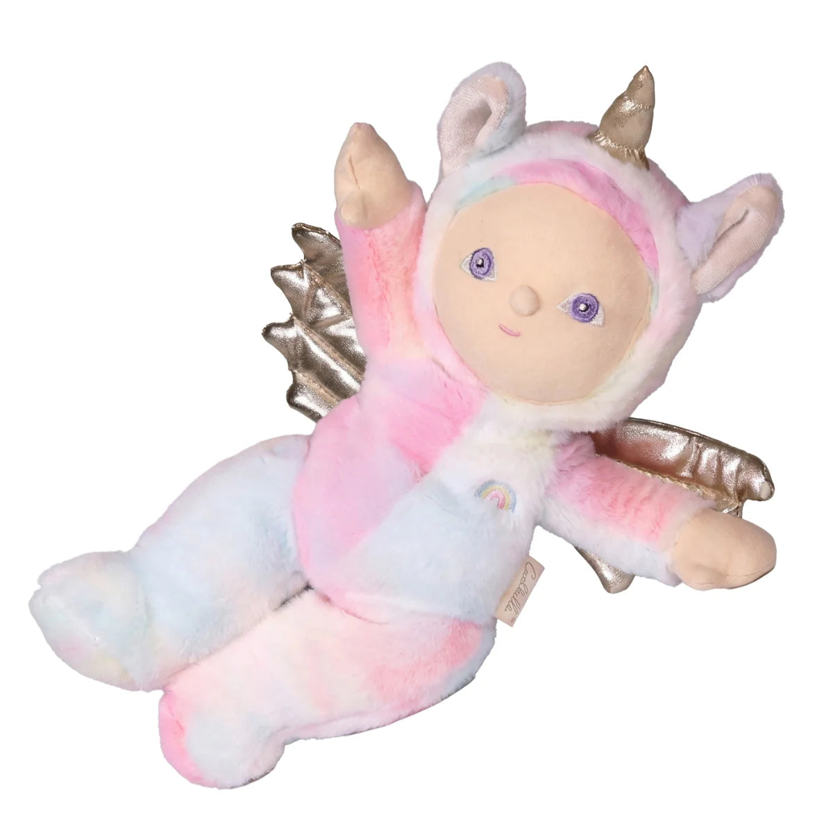 Pocket-sized unicorn doll for pretend play by Dinkum Dolls