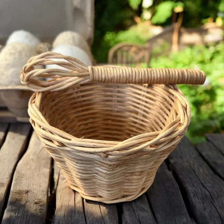 Rattan Mixing Bowl & Whisk Set - Playtisserie
