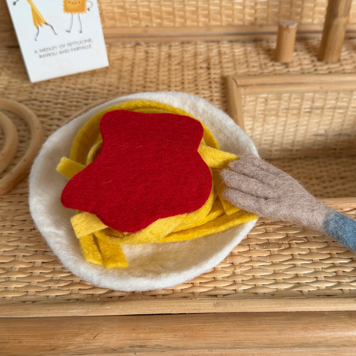 Tomato Sauce Felt Splash Topping - Playtisserie