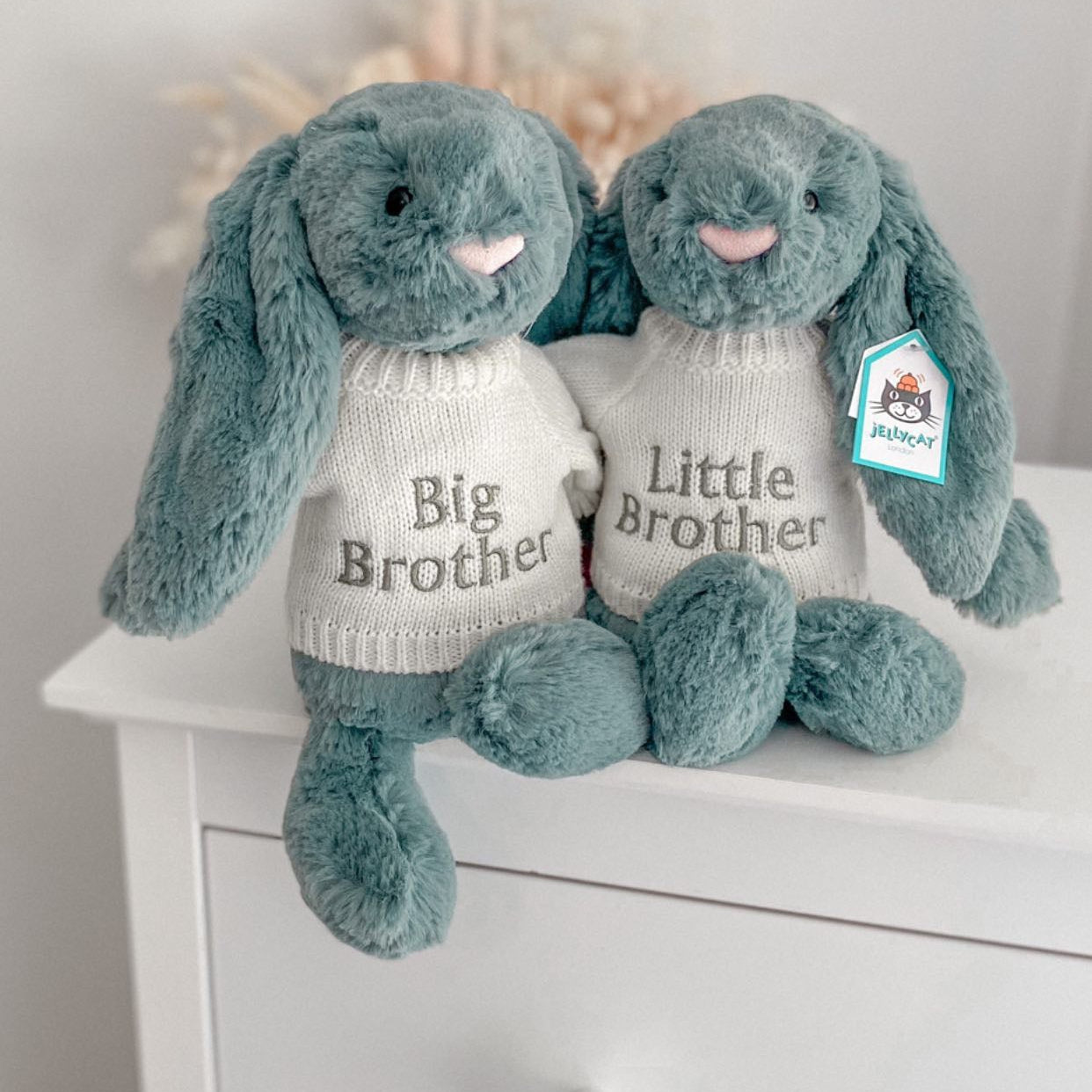 Personalised Medium Plush White Jumper