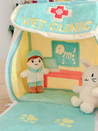 Plushy Tails Vet Clinic Playset - Plushy Pals