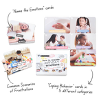 How to Regulate Difficult Emotions flash cards by Little Lamb Kind