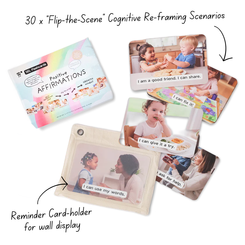 Positive Affirmation Flash Cards by Little Lamb Kind