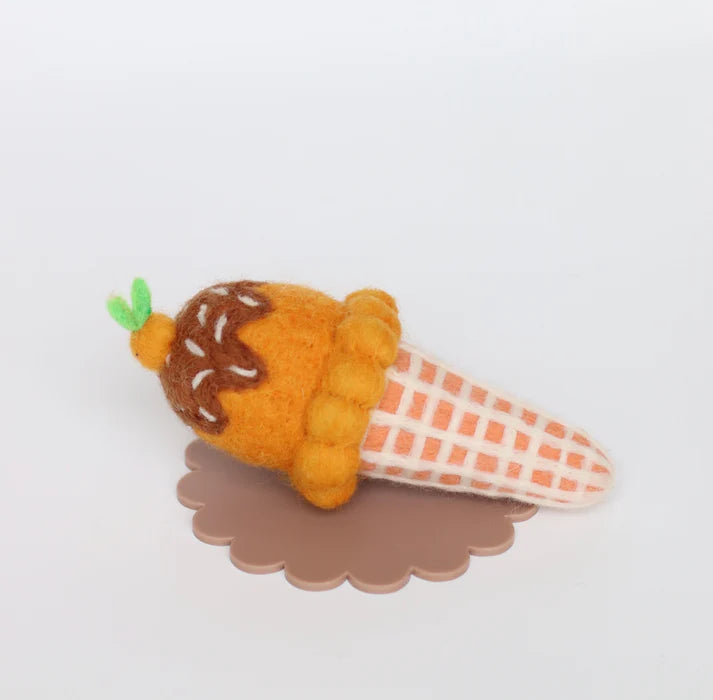 Jaffa Ice-Cream Cone Felt Food - Juni Moon