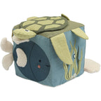 Fabelab baby activity cube featuring soft ocean-themed sensory play elements