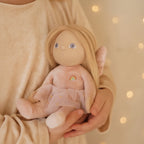 Olli Ella Fairy Fiona Dinky Dinkum doll in pink outfit with wings
