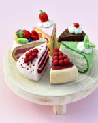 Red Velvet Cake Slice Felt Food - Tara Treasures
