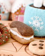 Chocolate Eclair Felt Food - Tara Treasures