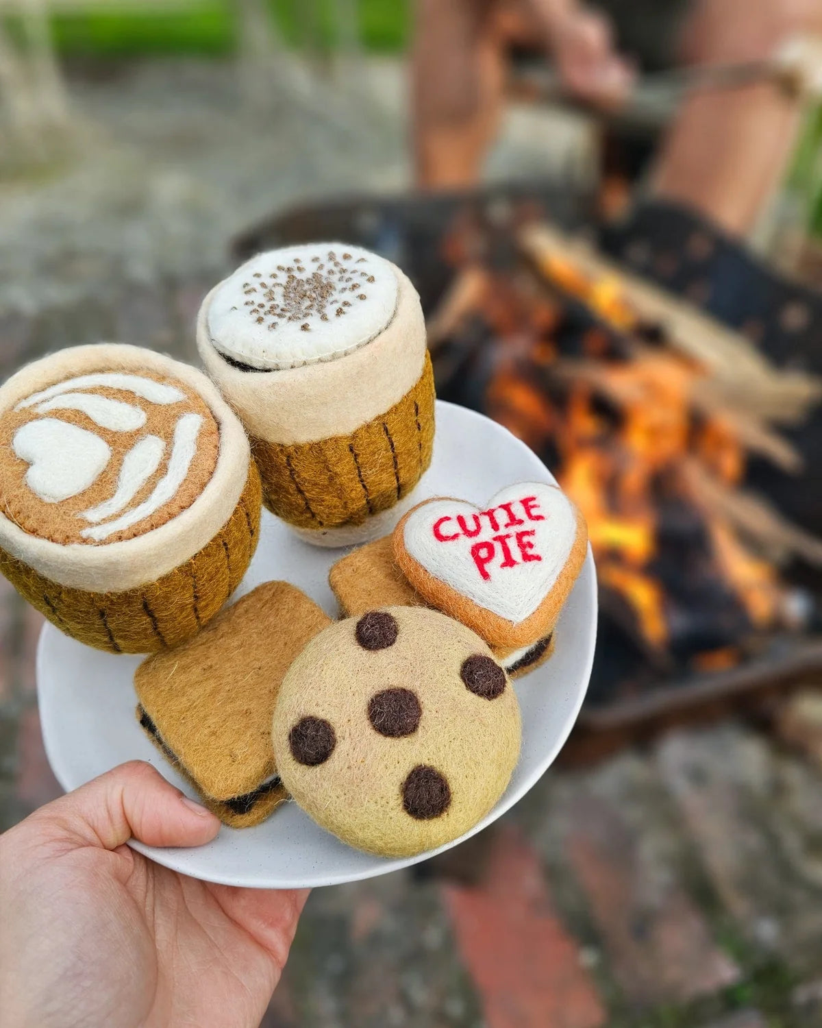 Felt Coffee & Toppings Set - Tara Treasures
