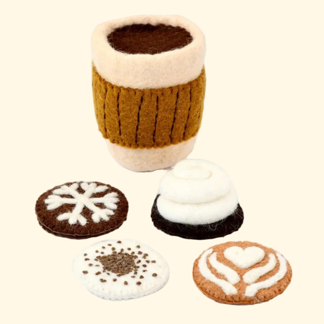 Felt Coffee & Toppings Set - Tara Treasures