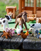 Felt Farm Animals (Set of 10) - Tara Treasures