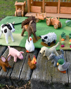 Felt Farm Animals (Set of 10) - Tara Treasures