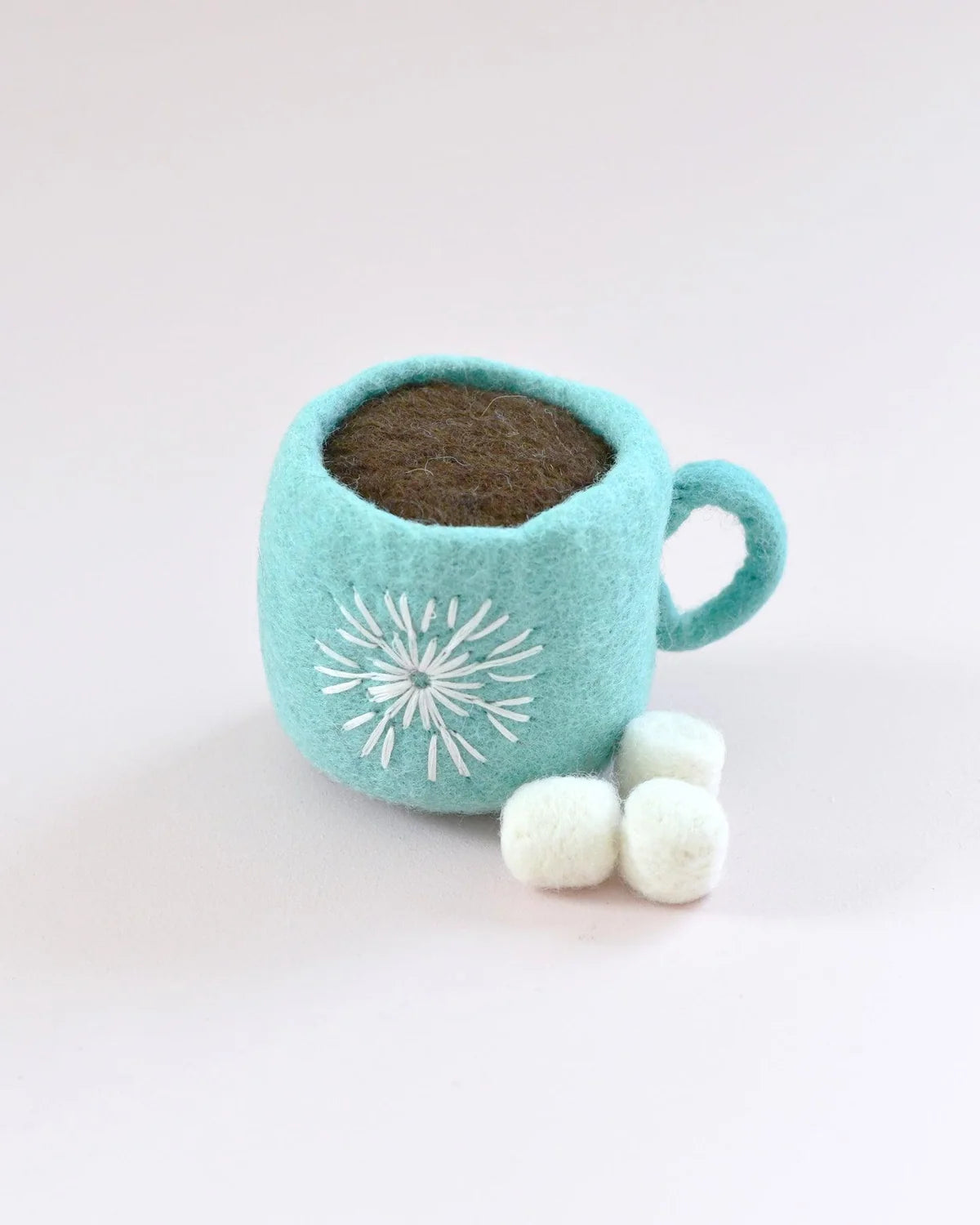 Felt Hot Chocolate & Marshmallows - Tara Treasures