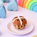 Hot Cross Bun Felt Food - Tara Treasures
