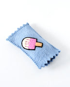 Strawberry Felt Ice-Cream & Wrapper - Tara Treasures