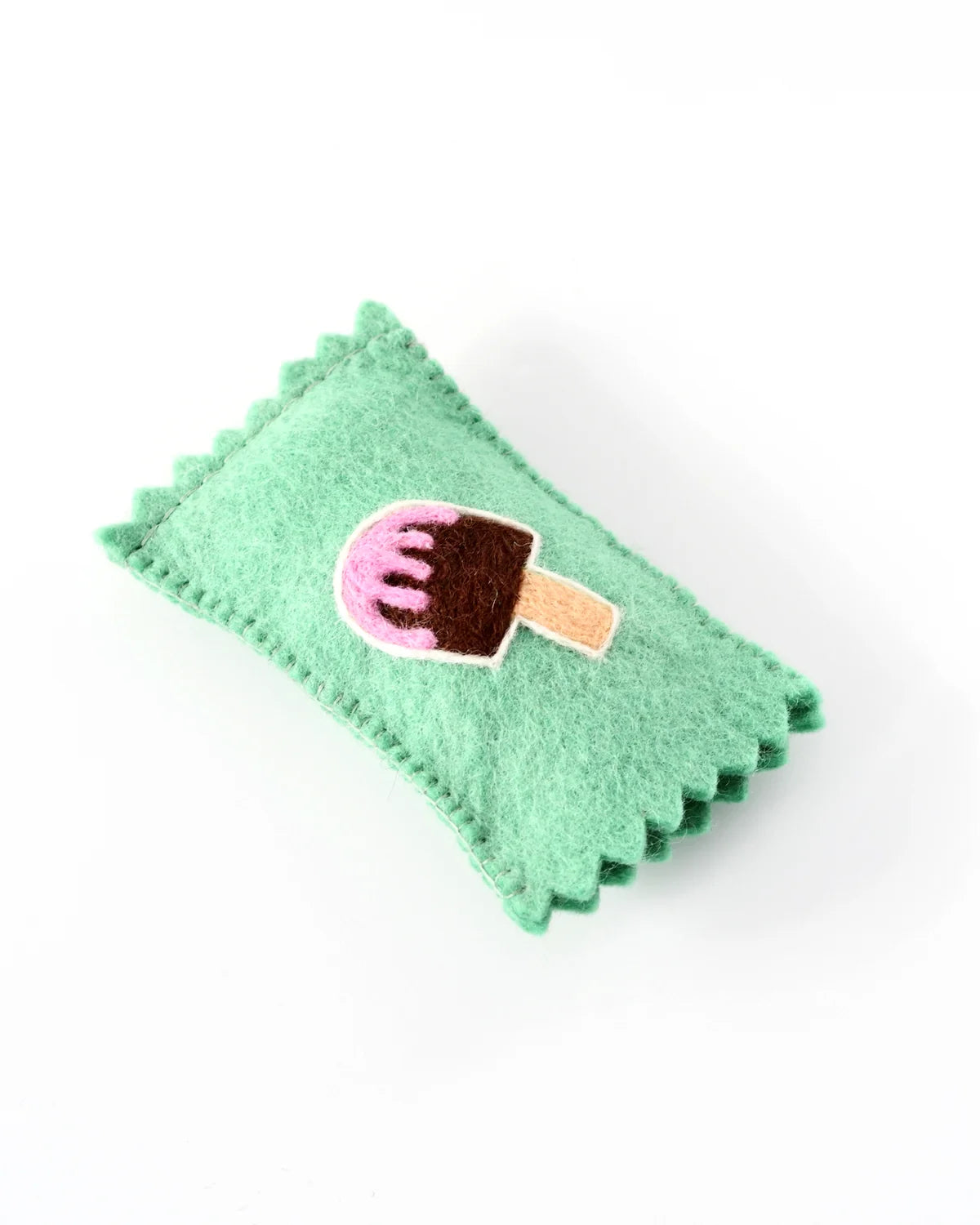Chocolate Felt Ice-Cream & Wrapper - Tara Treasures