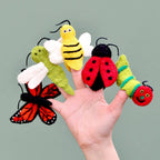 Insects & Bugs Felt Finger Puppet Set - Tara Treasures