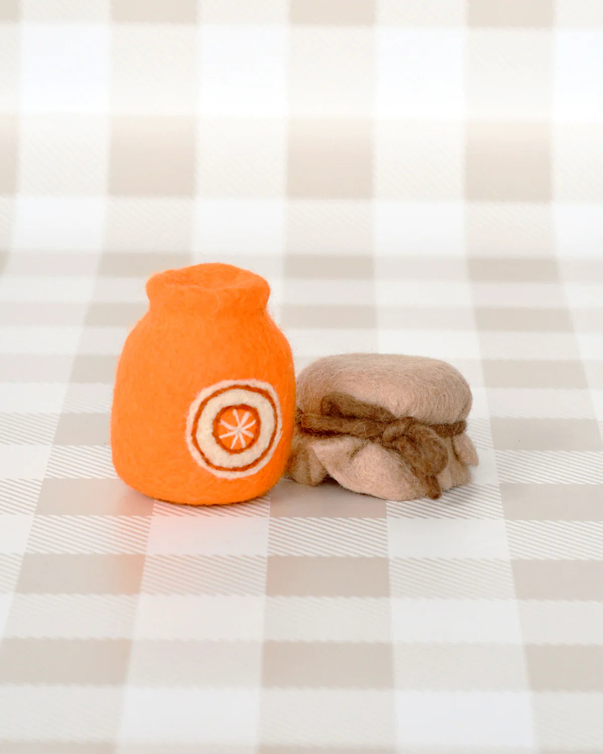 Orange Marmalade Jar Felt Food - Tara Treasures