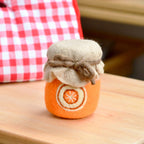 Orange Marmalade Jar Felt Food - Tara Treasures