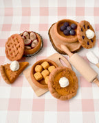 Blueberry Pie Felt Food Set - Tara Treasures