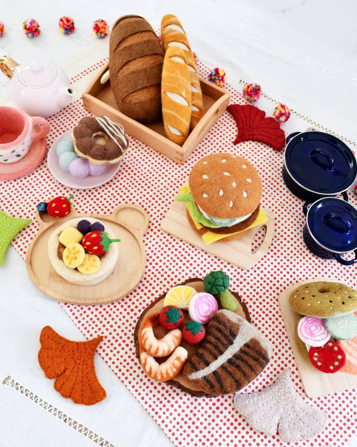 Surf & Turf Felt Food Set - Tara Treasures