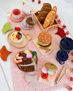 Bagel Stack Felt Food Set - Tara Treasures