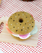 Bagel Stack Felt Food Set - Tara Treasures
