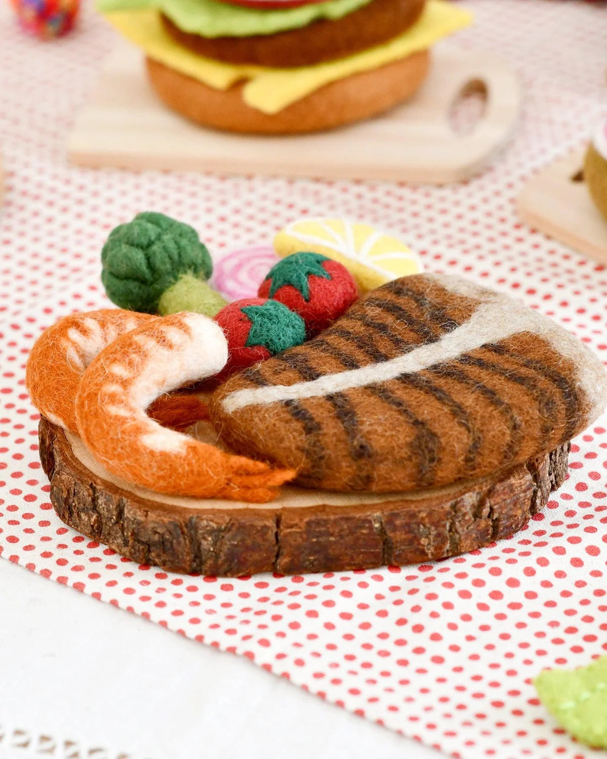Surf & Turf Felt Food Set - Tara Treasures